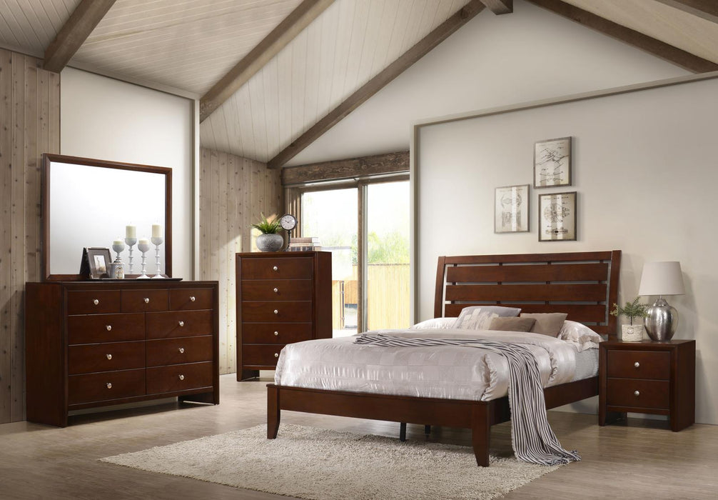 Serenity Rich Merlot King Four Piece Bedroom Set image