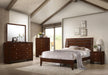 Serenity Rich Merlot King Five Piece Bedroom Set image