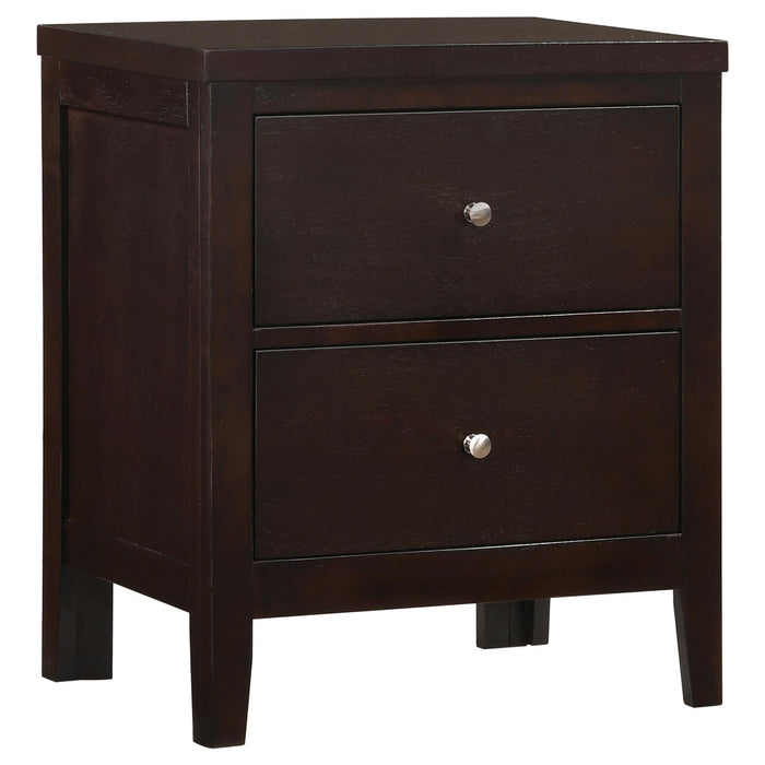 Carlton Cappuccino Two Drawer Nightstand image