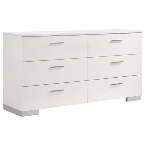 Felicity Contemporary Six Drawer Dresser image