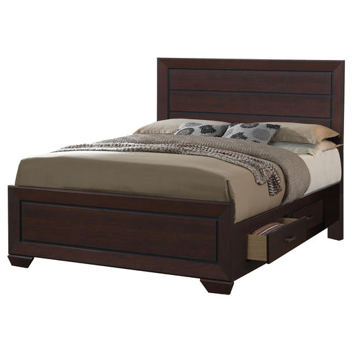 G204393 Fenbrook Transitional Dark Cocoa California King Bed image