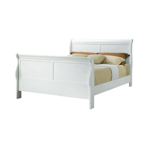 Louis Philippe Traditional Youth White Full Bed image