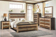 Sembene Bedroom Rustic Antique Multi Color Eastern King Four Piece Set image