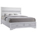 Miranda Contemporary White California King Storage Bed image