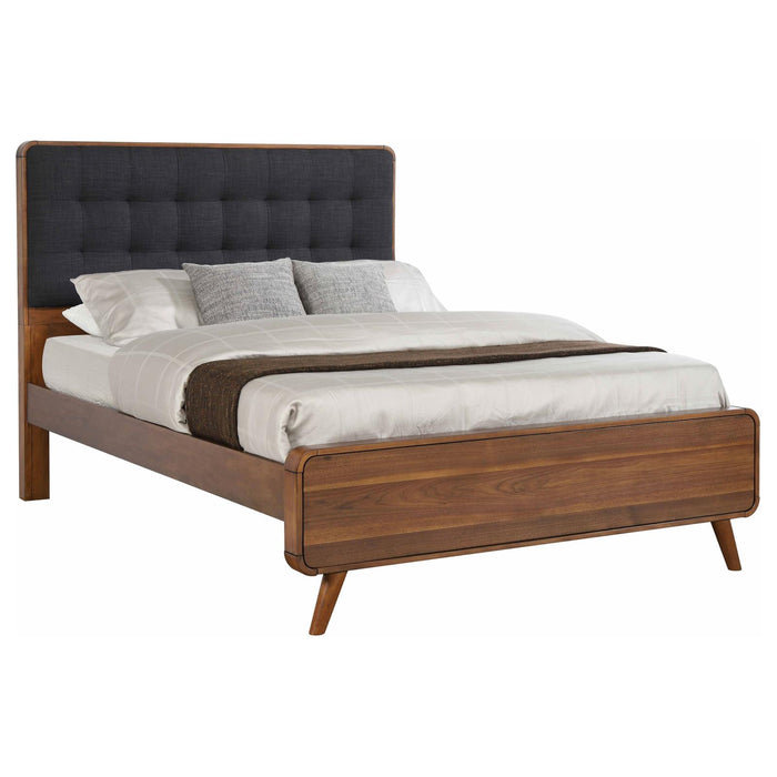 Robyn Mid Century Modern Dark Walnut California King Bed image