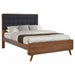 Robyn Mid Century Modern Dark Walnut Queen Bed image