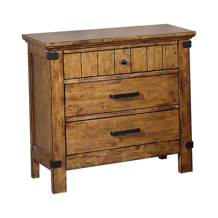 Brenner Rustic Honey Nightstand image