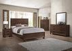 Brandon Transitional Medium Brown Eastern King Four Piece Set image