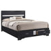 Miranda Contemporary Black Eastern King Bed image