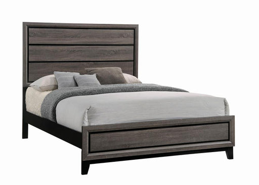 Rustic Grey Oak Eastern King Bed image