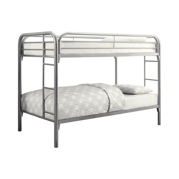 Morgan  Twin over Twin Silver Bunk Bed image