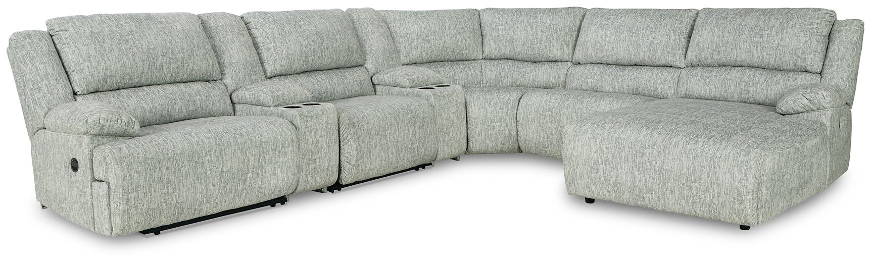 McClelland 7-Piece Reclining Sectional with Chaise image