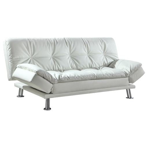 Dilleston Contemporary White Sofa Bed image