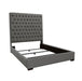 Camille Grey Upholstered King Bed image