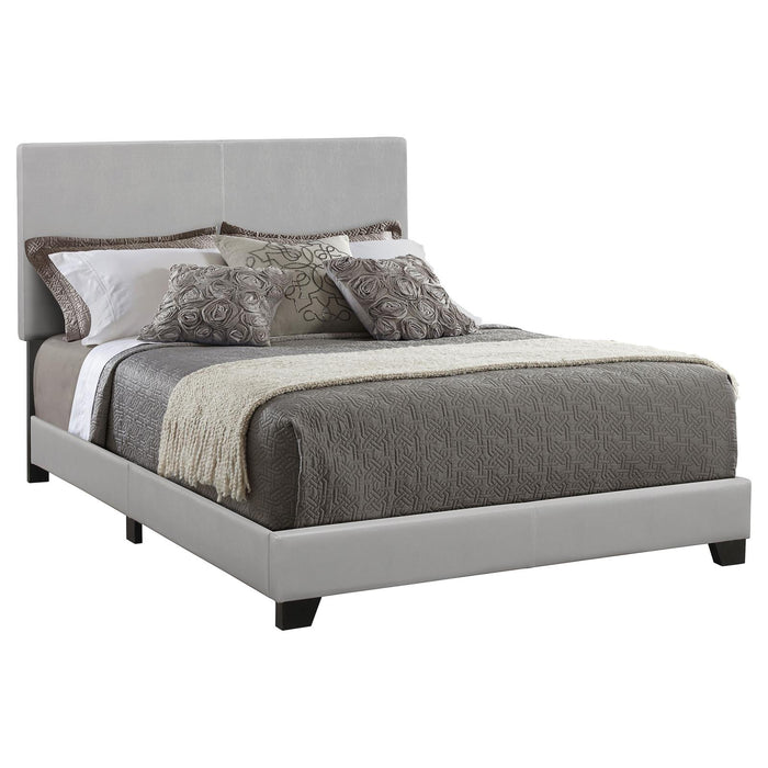 Dorian Grey Faux Leather Upholstered California King Bed image