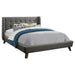 Carrington Grey Upholstered California King Bed image