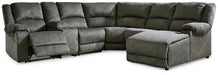 Benlocke 6-Piece Reclining Sectional with Chaise image