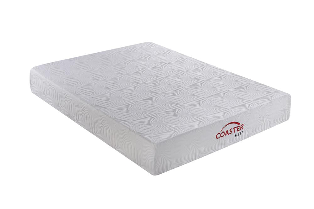 Key White 10 Inch Full Memory Foam Mattress image