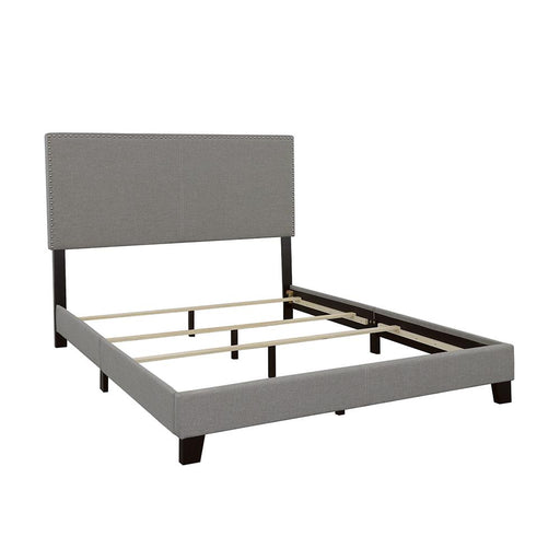 Boyd Upholstered Grey California King Bed image