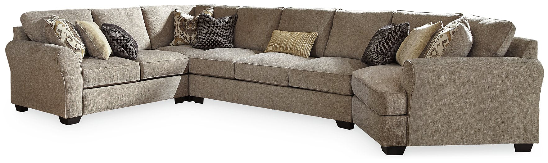 Pantomine 4-Piece Sectional with Cuddler image