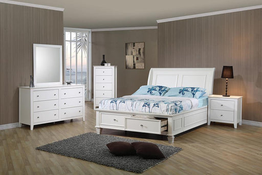 G400239F S4 Selena Coastal White Full Four Piece Set image