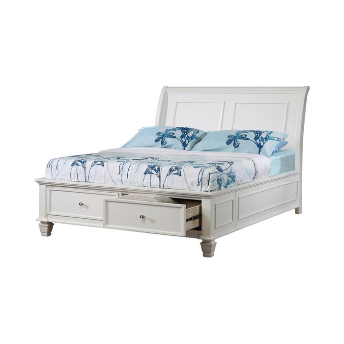 Selena Coastal White Full Bed image