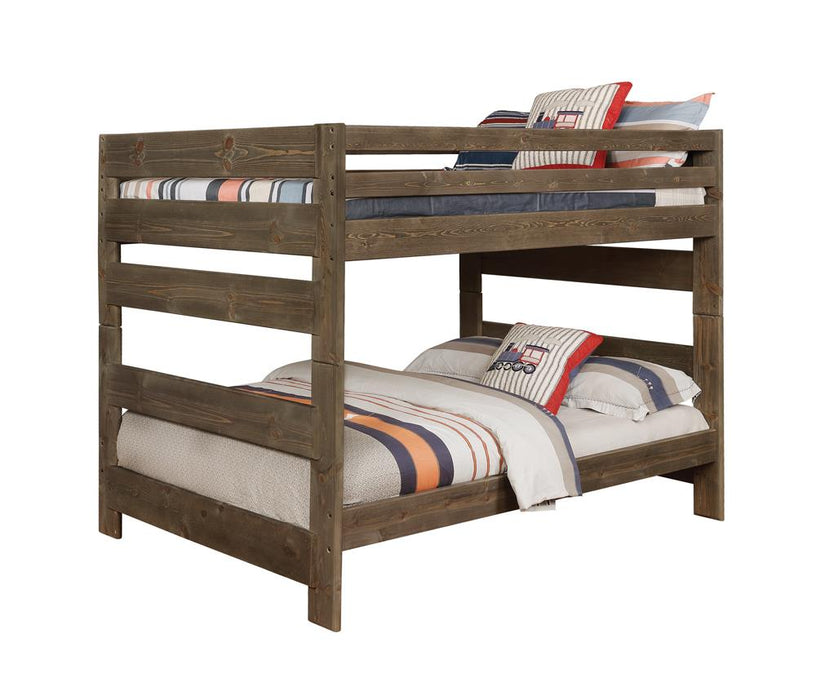 Wrangle Hill Gun Smoke Full/Full Bunk Bed image