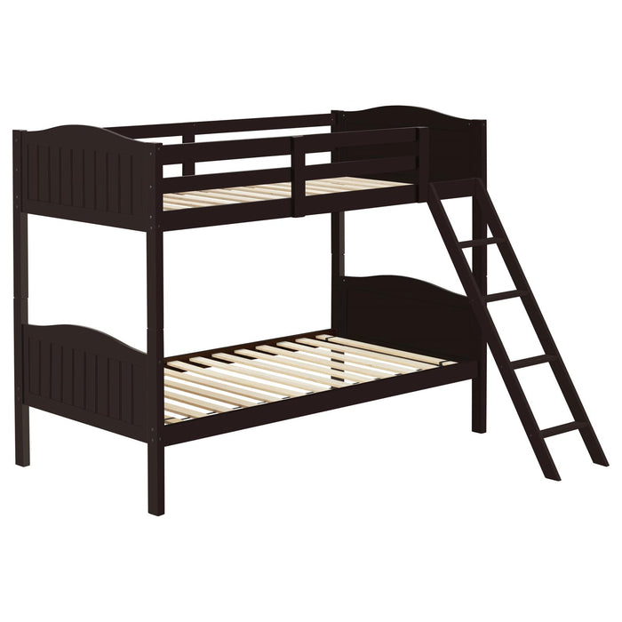 405053BRN TWIN/TWIN BUNK BED image