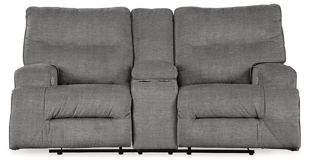 Coombs Power Reclining Loveseat with Console image