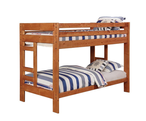 Wrangle Hill Amber Wash Twin over Twin Bunk Bed image