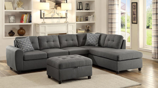 500413 S2 2 PC SECTIONAL & OTTOMAN SET image