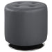 G500554 Contemporary Grey Round Ottoman image