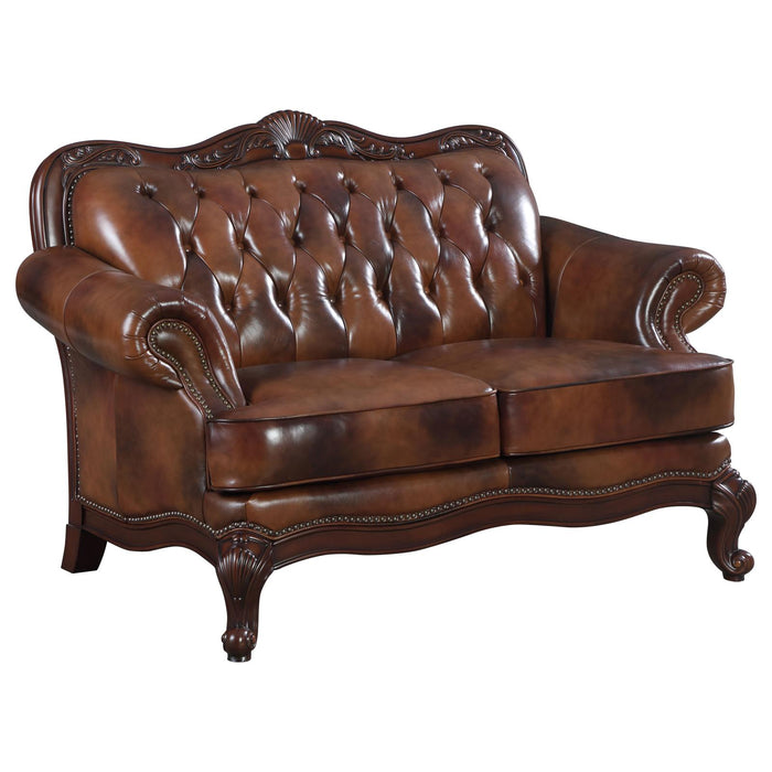 Victoria Traditional Tri Tone Loveseat image