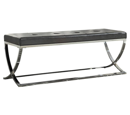 G501156 Contemporary Chrome Bench image