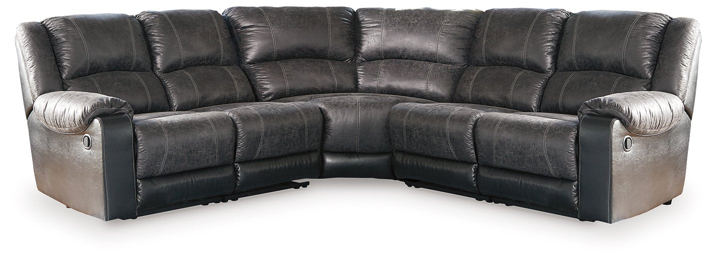 Nantahala 5-Piece Reclining Sectional image