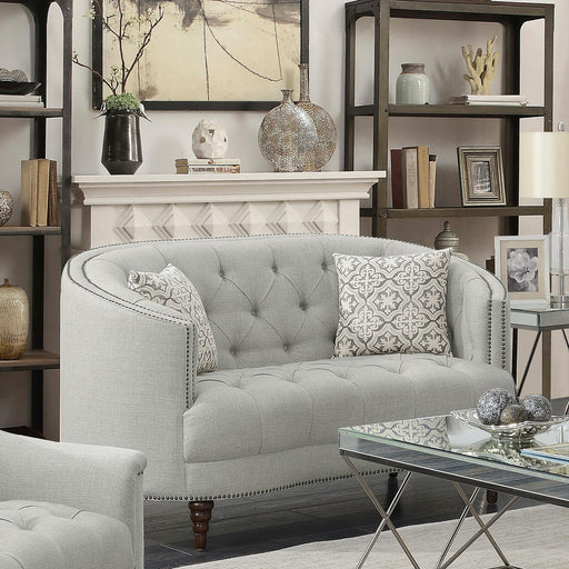 Avonlea Traditional Beige Loveseat image