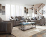 Salizar Transitional Grey Loveseat image