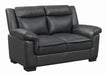 Arabella Contemporary Grey Loveseat image