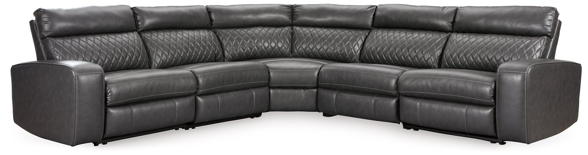 Samperstone 5-Piece Power Reclining Sectional image