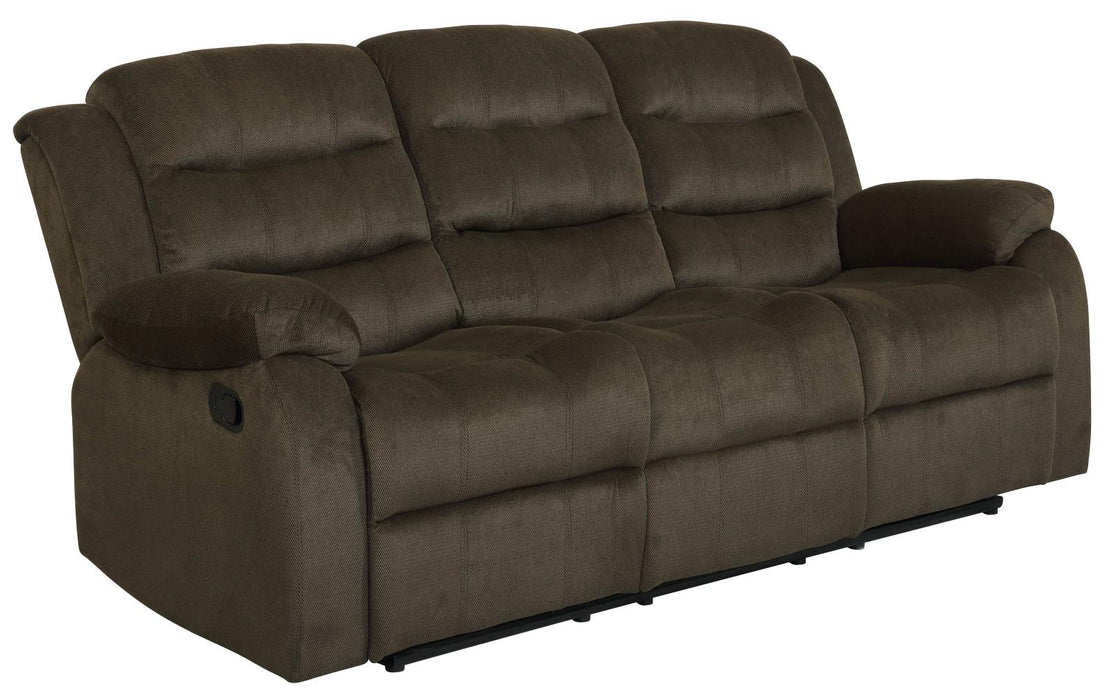 Rodman Chocolate Reclining Sofa image