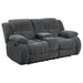 Weissman Grey Reclining Loveseat image