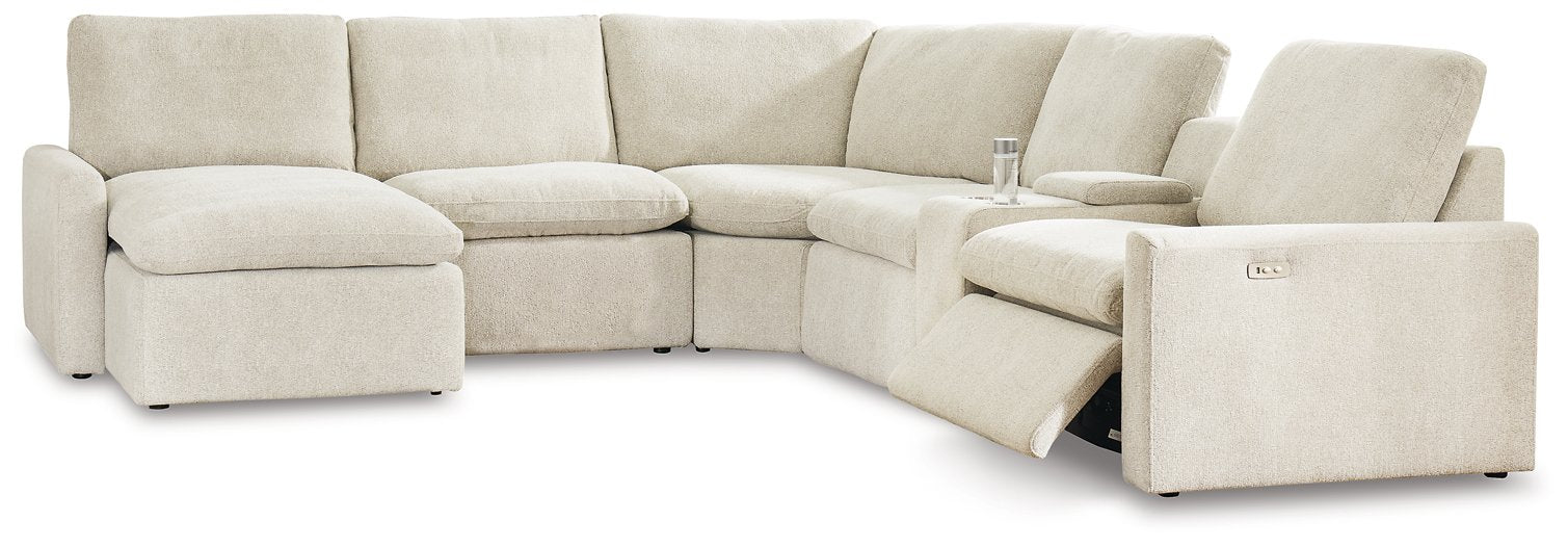 Hartsdale 6-Piece Left Arm Facing Reclining Sectional with Console and Chaise image