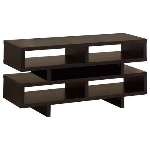 G700720 Contemporary Cappuccino Open Storage TV Console image