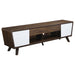 Mid Century Modern Dark Walnut TV Console image