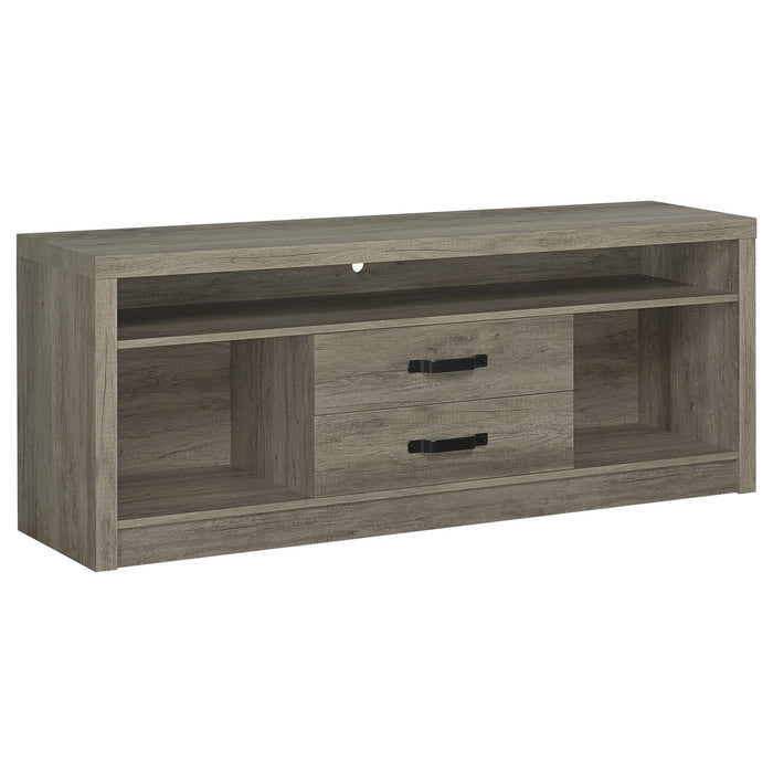 Modern Grey Driftwood TV Console image