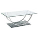 G704988 Contemporary Chrome Coffee Table image