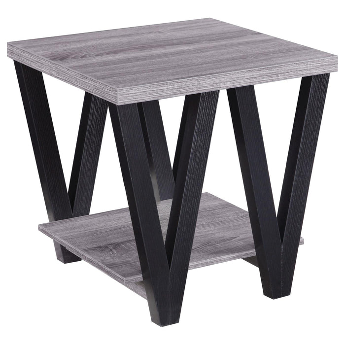 Mid Century Modern Black Side Table image