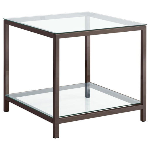 G720228 Contemporary Black Nickel Side Table image