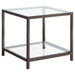 G720228 Contemporary Black Nickel Side Table image