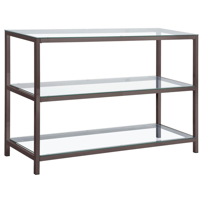 G720228 Contemporary Black Nickel Sofa Table image